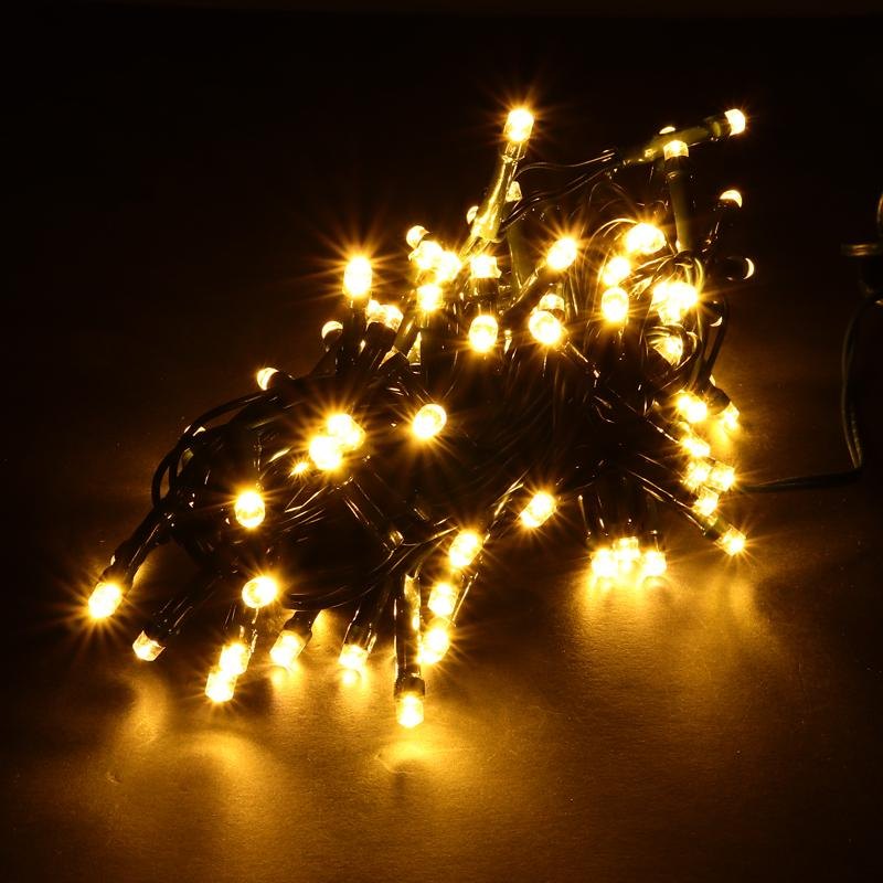 Plug-In Fairy Lights, 100 LED, 6.5m, Warm White, 8 Modes – image 2