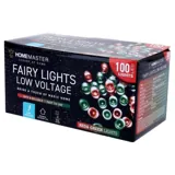 Christmas Fairy Light Low Voltage 100LED 6.5m Total Length Red & Green 8 Function – image 3