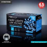Christmas Fairy Light Low Voltage 100LED 6.5m Total Length Blue 8 Function – image 4