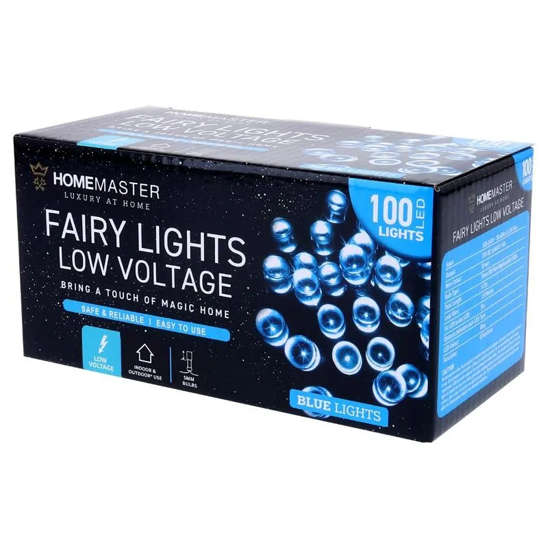 Christmas Fairy Light Low Voltage 100LED 6.5m Total Length Blue 8 Function – image 3