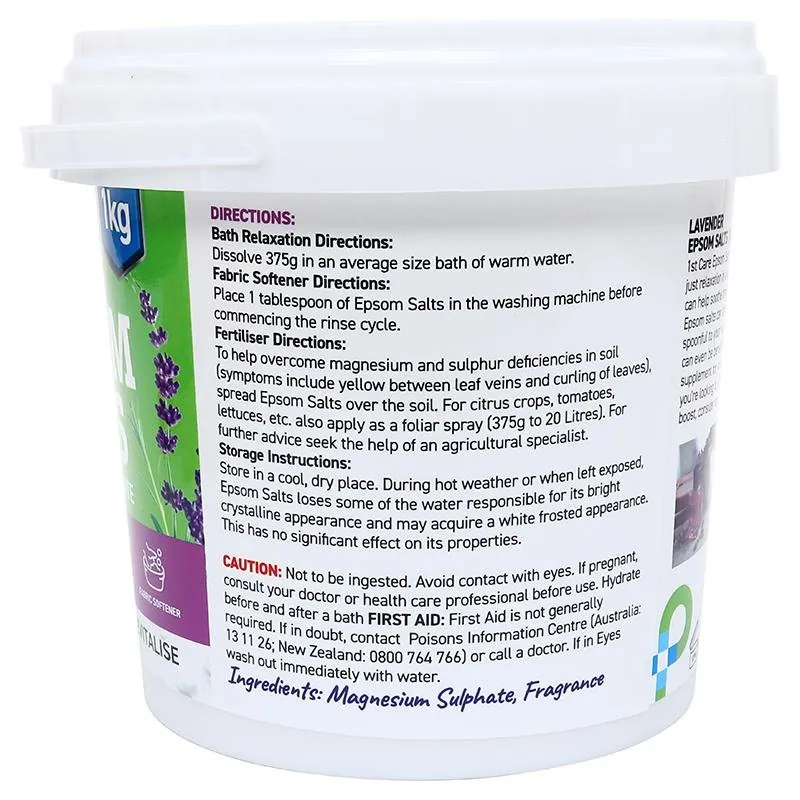 Epsom Salt Lavender 1kg – image 3
