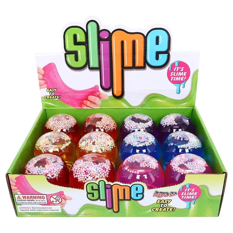 Slime Crystal with Coloured Balls - Orange, Pink, Yellow, Purple, Blue, Red - 165g – image 4