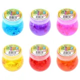 Slime Crystal with Coloured Balls - Orange, Pink, Yellow, Purple, Blue, Red - 165g – image 1