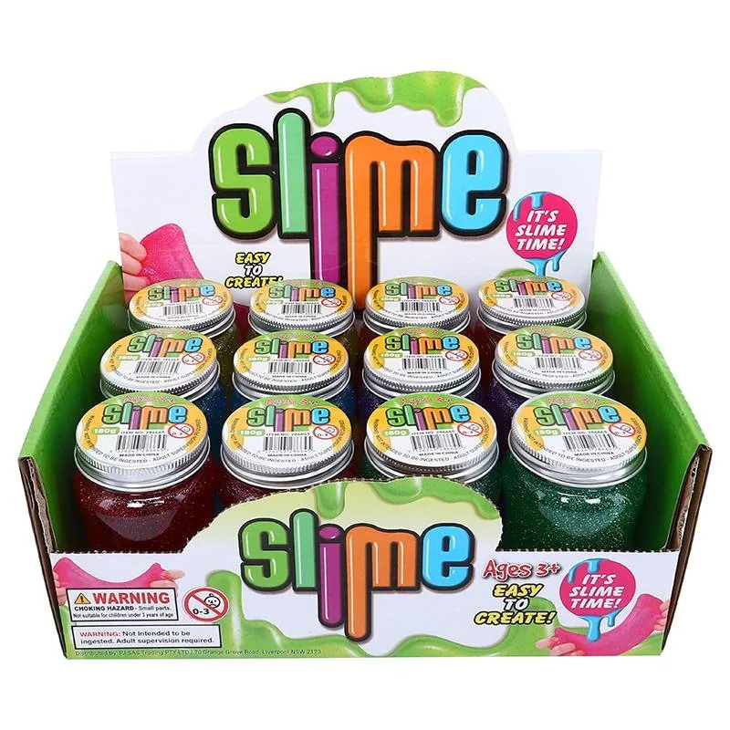 Slime Glitter - Purple, Green, Orange, Red, Blue, Yellow - 180g – image 4