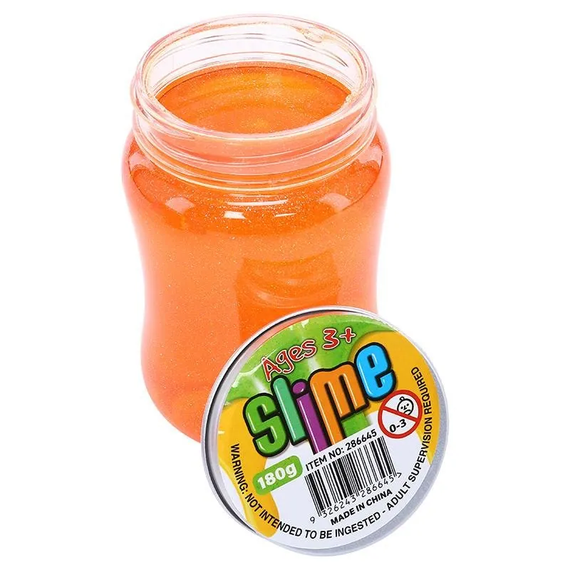 Slime Glitter - Purple, Green, Orange, Red, Blue, Yellow - 180g – image 2