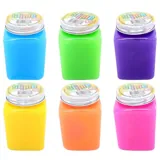 Slime Soild Colours - Blue, Purple, Orange, Yellow, Pink, Green 220g – image 1