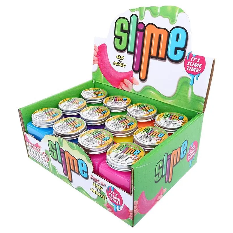 Slime Soild Colours - Blue, Purple, Orange, Yellow, Pink, Green 220g – image 3