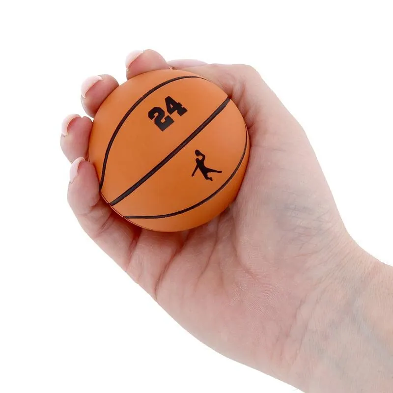 High Bounce Handball Basketball Ø6cm Orange – image 2