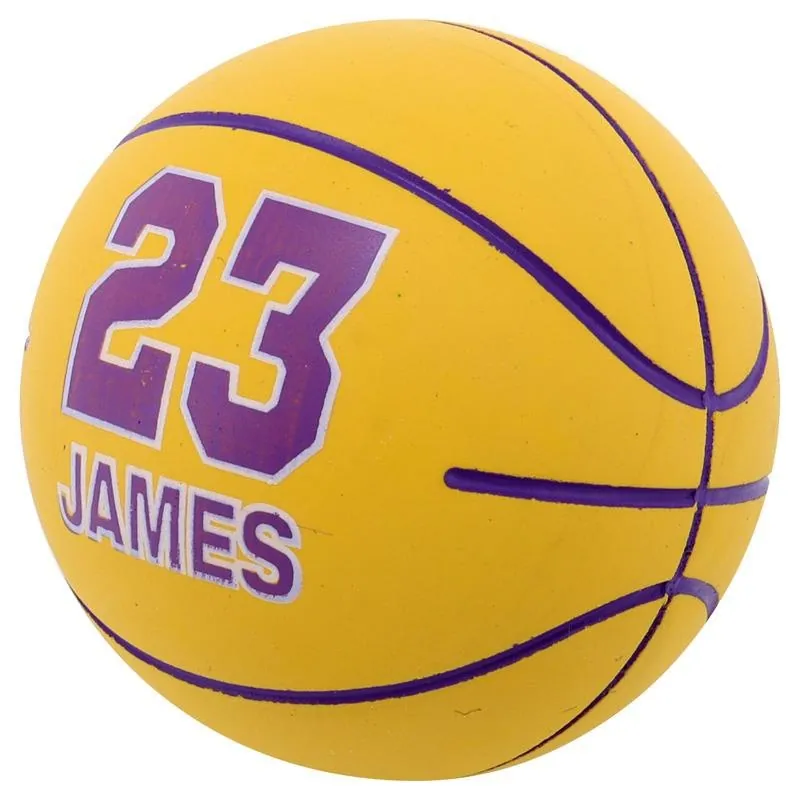 High Bounce Handball Basketball Ø6cm LA Assorted Yellow, Purple – image 2