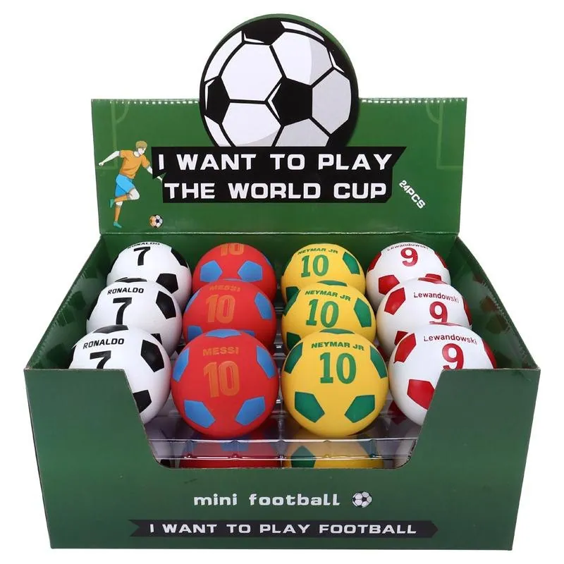 High Bounce Handball Soccer Ball Ø6cm 4 Assorted Designs/Colours – image 4