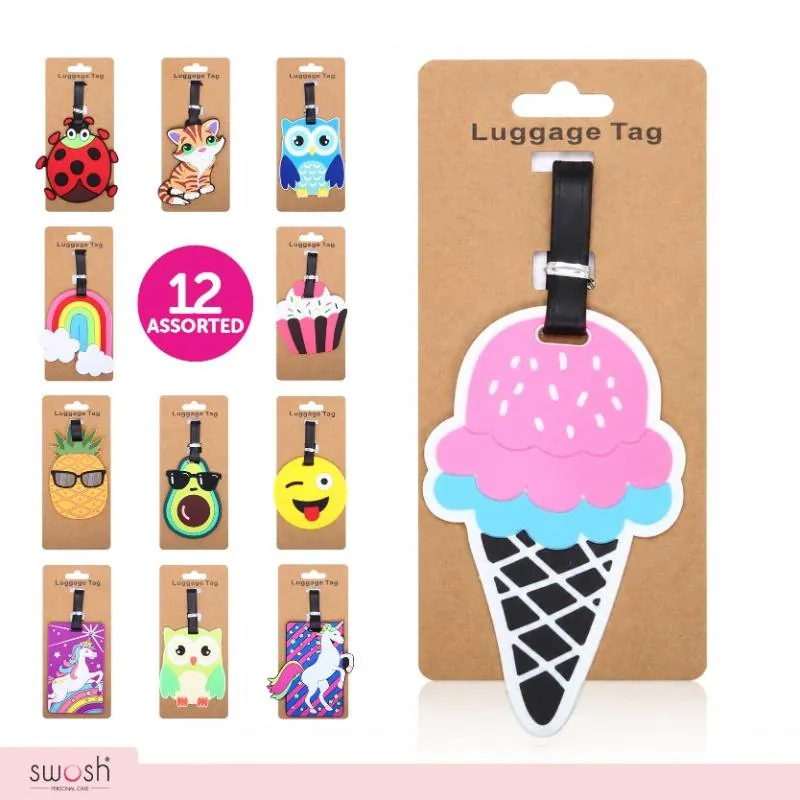 Bag Tag Mixed Characters 12 Assorted Designs – image 4