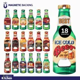 Man Cave Accessories Bottle Opener Magnetic Flat Bottle Shaped 15cm X 5cm X 0.5cm 16 Assorted – image 2