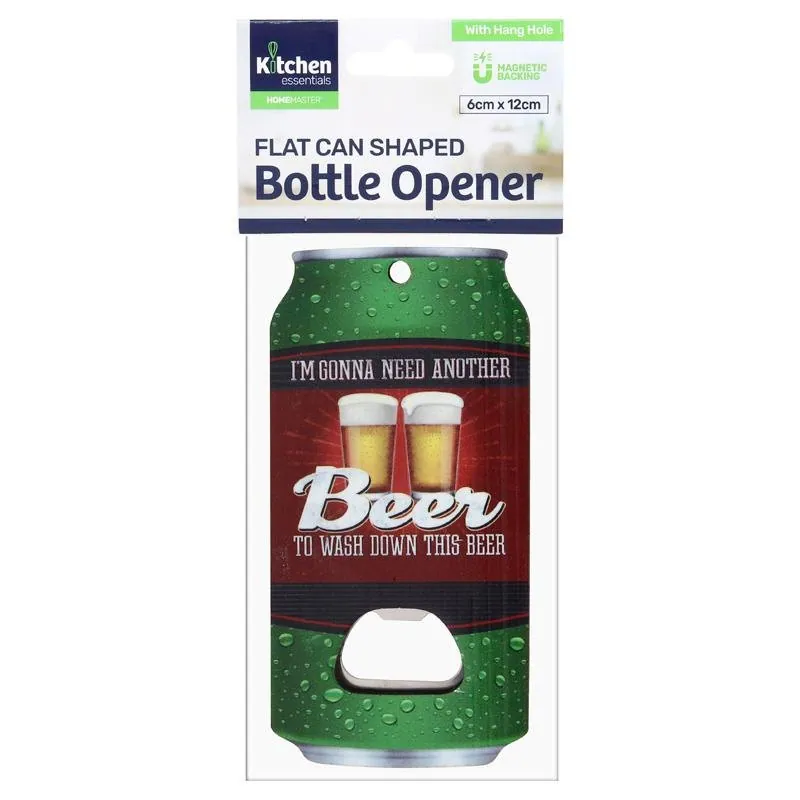 Man Cave Accessories Bottle Opener Magnetic Flat Can Shaped 12cm X 6cm X 0.5cm 18 Assorted – image 4
