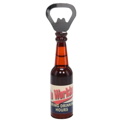 Man Cave Accessories Bottle Opener with Magnet Beer Bottle Shaped 8 Assorted