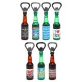Man Cave Accessories Bottle Opener with Magnet Beer Bottle Shaped 8 Assorted – image 2