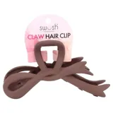 Hair Clip Claw 1pc - 13cm - 6 Assorted Designs - Black, Brown, Beige – image 4