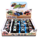 Friction Truck 4WD 8.5cm X 8cm X 7.5cm White, Black, Blue & Grey – image 4