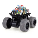 Friction Truck 4WD 8.5cm X 8cm X 7.5cm White, Black, Blue & Grey – image 1