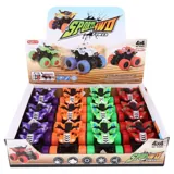 Friction Quad Bike 8.5cm X 8cm X 7.5cm Red, Green, Purple, Orange – image 4
