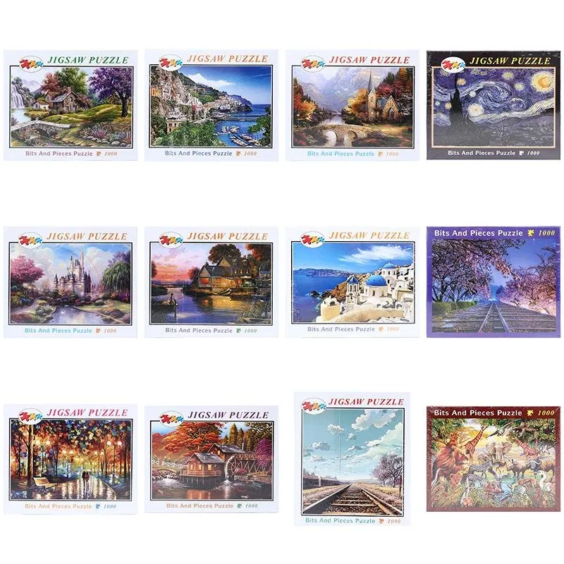 Puzzle Jigsaw 1000pc 12 Assorted Designs – image 3