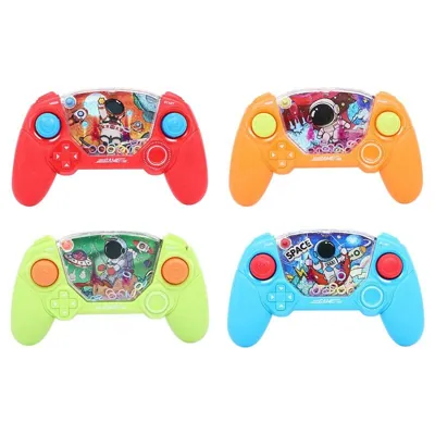 Hand Held Water Skill Game Gaming Remote Space 16cm X 9.5cm X 4cm - 4 Assorted