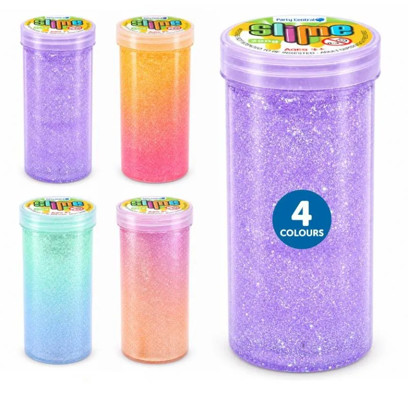 Slime Glitter Tube - 4 Assorted Colour Packs - 260g – image 4