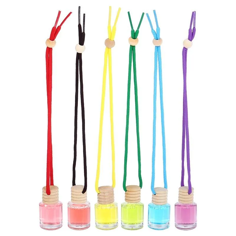 Air Freshener Hanging Diffuser 8ml 6 Assorted Scents & Colours (Apple, Lavender,Strawberry, Lemon, Rose & Ocean Breeze) – image 2