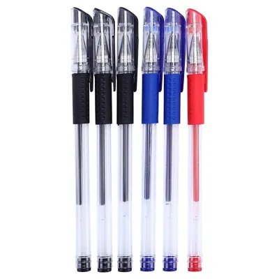 Pen Gel Ink 3 Black, 2 Blue & 1 Red Per Pack 6pk