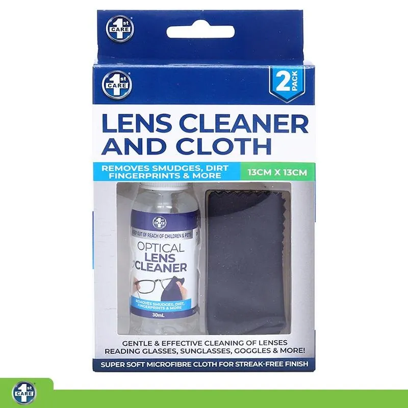Lens Cleaner Solution 30ml & Cloth 13cm X 13cm – image 4