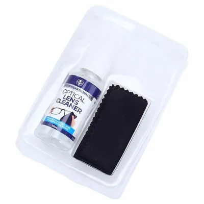 Lens Cleaner Solution 30ml & Cloth 13cm X 13cm