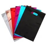 Loot Bags Metallic 6 Assorted Colours 16cm X 25cm 10pc – image 1