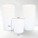 Paper Cup Party Bulk Pack 60pk 200ml - White – image 1