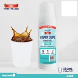 Paper Cup 25pk 350ml - White – image 2