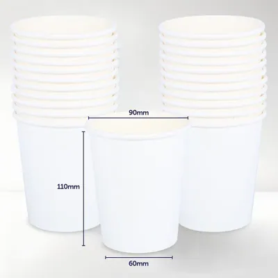 Paper Cup 25pk 350ml - White