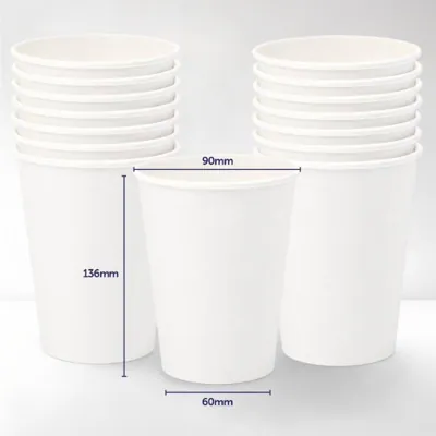 Paper Cup 20pk 500ml - White