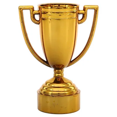 Gold Winners Trophies 3pk 5.5cm X 8cm