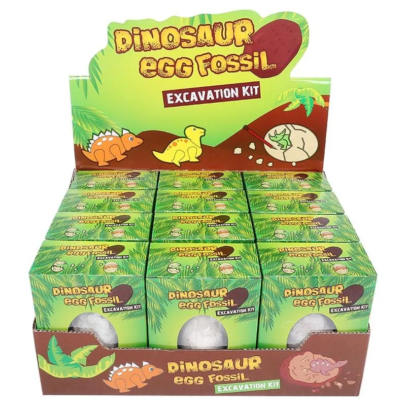 Dig & Discover Dinosaur Egg Fossil 6 Assorted Designs – image 4