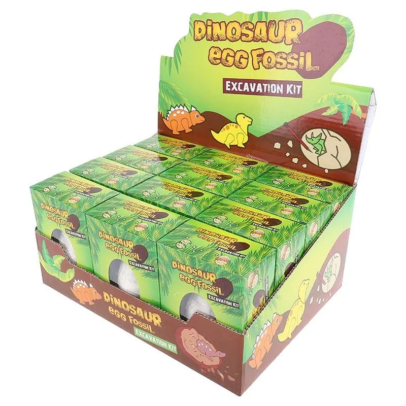 Dig & Discover Dinosaur Egg Fossil 6 Assorted Designs – image 3
