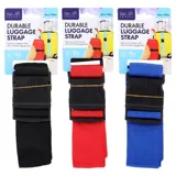 Luggage Strap 3 Assorted Colours Black, Red & Blue 5cm X 170cm – image 4