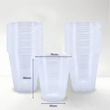 Drinkware Plastic Cups Bulk 50pk 200ml - Clear – image 1