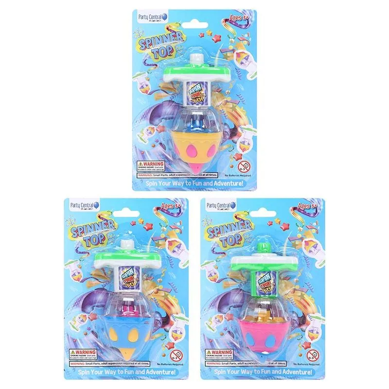 Spinner Top Toy - 3 Assorted Colours – image 4