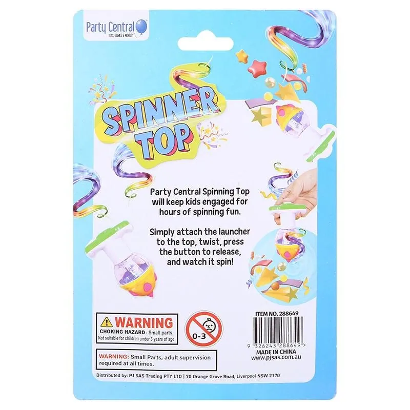 Spinner Top Toy - 3 Assorted Colours – image 3