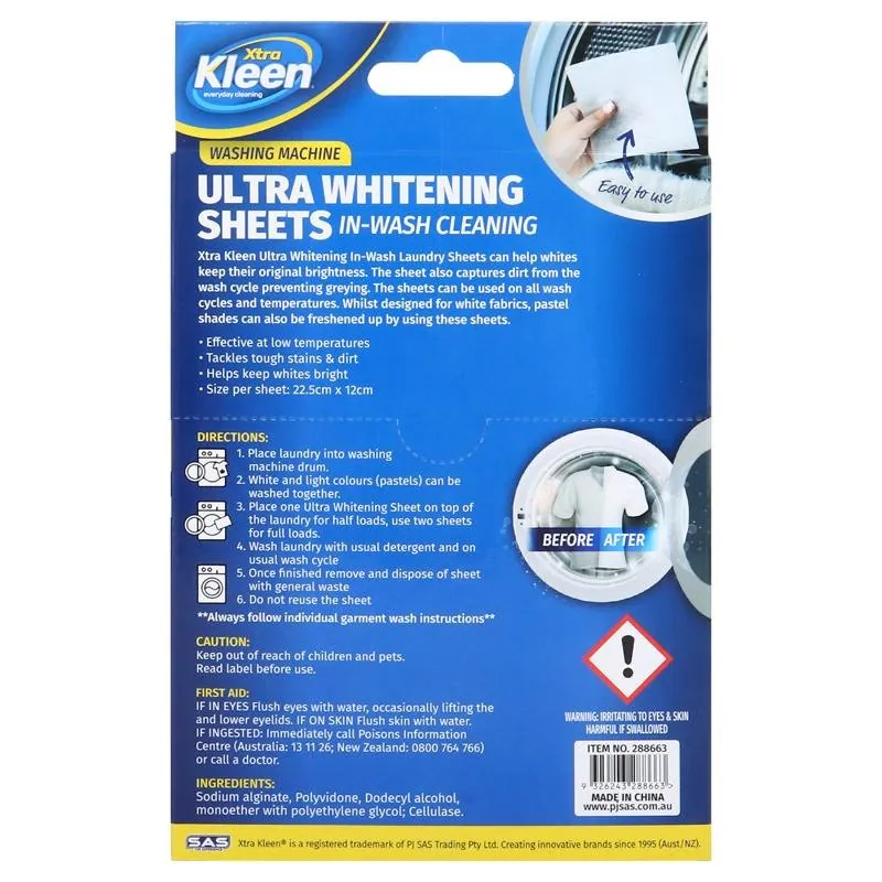 Laundry Ultra Whitening in Wash Sheets 20pk – image 3