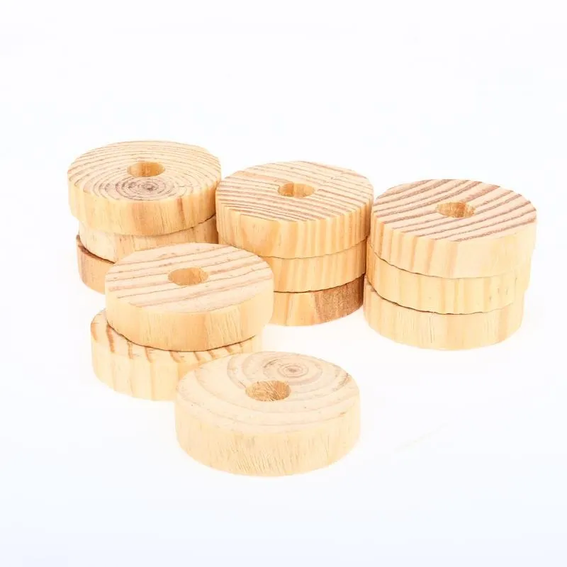 Cedar Rings Natural 12pk 4cm Dia X 1cm Hanger Hole - 10mm Dia – image 2