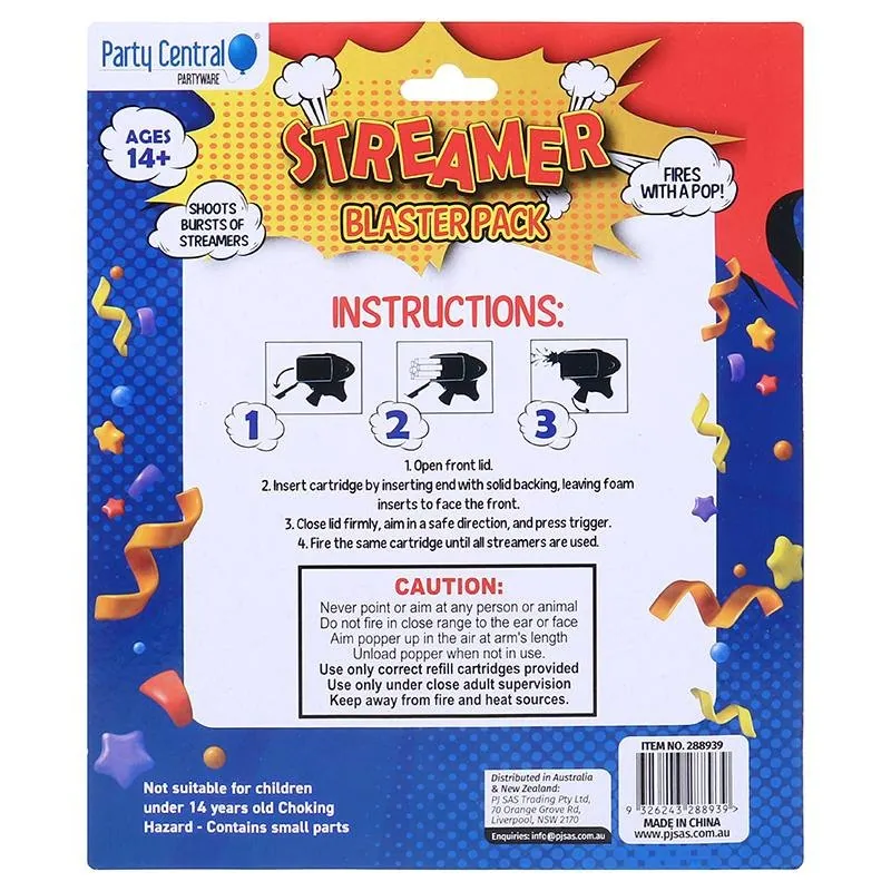 Streamer Blaster with 6 Refills – image 3