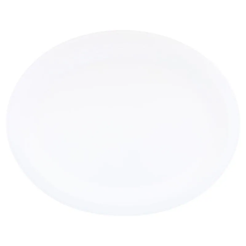 Sugarcane Bagasse Oval Dinner Plates - 19.5cm X 26cm - 50pk Bulk (white) – image 2
