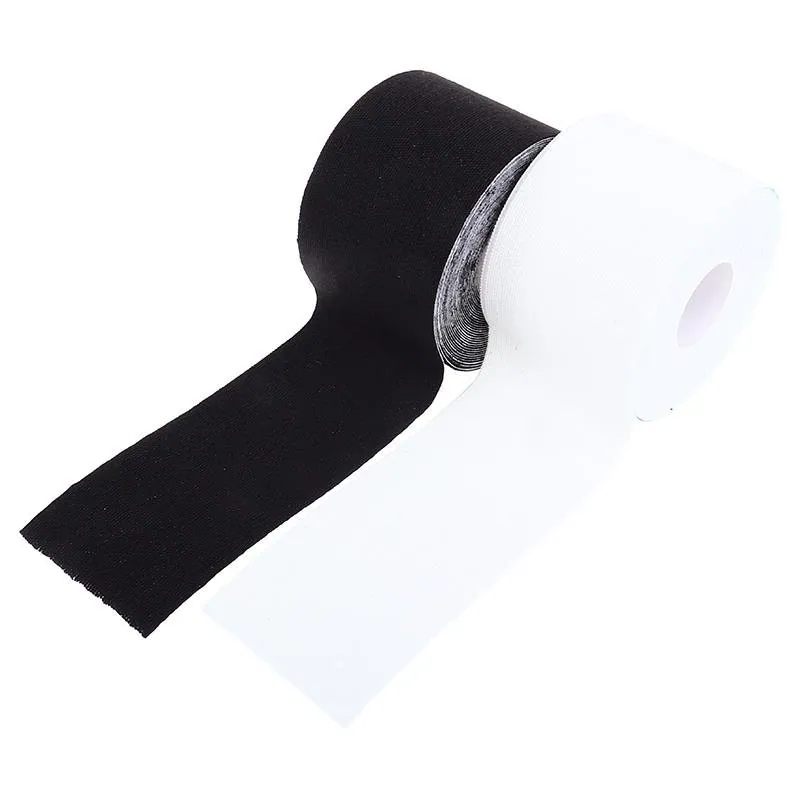 Tape Kinesiology Water-Resistant 5cm X 5m - Assorted Black, White – image 2