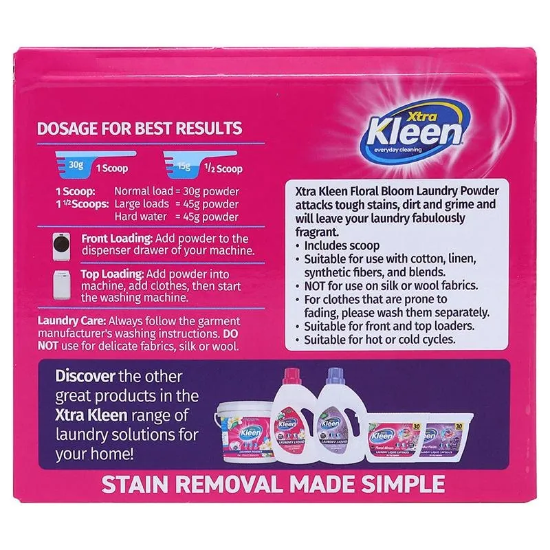 Laundry Powder with Scoop (Floral Bloom) - 500g – image 3