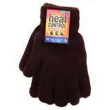 Gloves Mens Heat Control Workwear Thick Thermal Lined Knitted Black, Grey, Navy & Brown – image 1