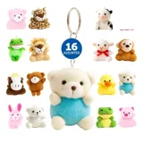 Keychain Plush Animal 16 Assorted – image 4